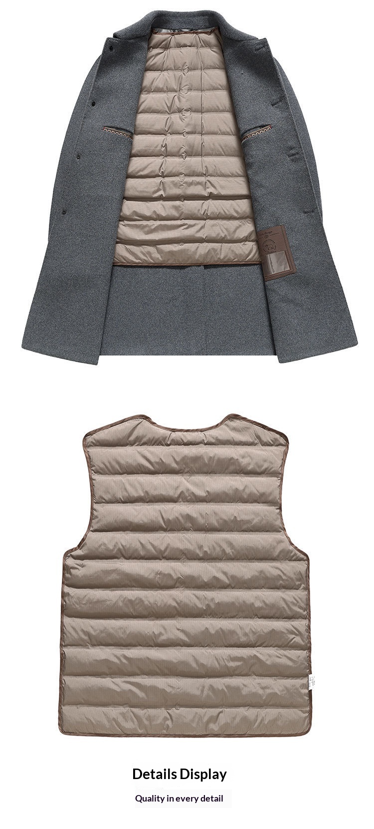 boy Boy Boy Plus Size Coat Men, Mid-Length, Winter Thickened Wool Double-Sided Woolen Coat, Oversized For Big And Tall Men_voghion.com