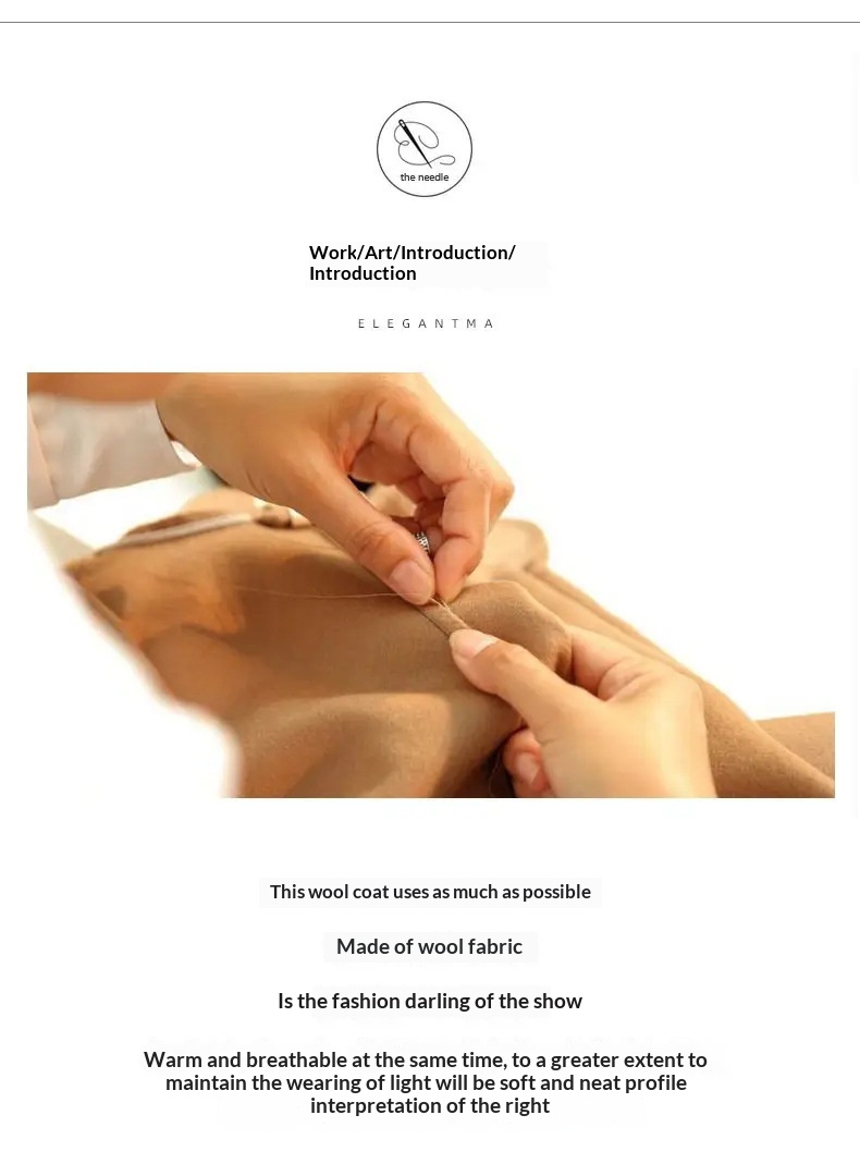 boy Boy Boy Double-Sided Wool For Men, Autumn And Winter Woolen Coat With Detachable Down Liner, Dad's Outfit, Middle-Aged Casual_voghion.com