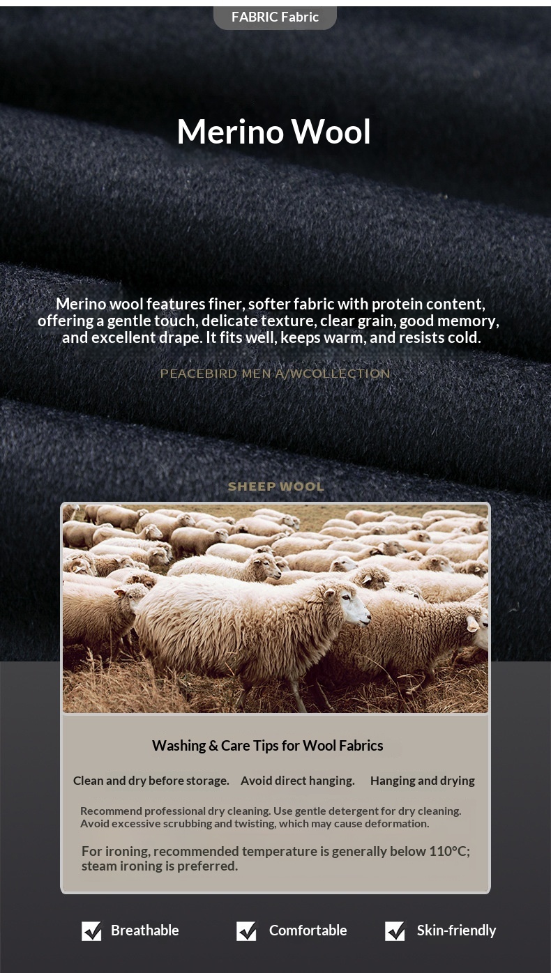 boy Boy Boy Authentic Pure Wool Coat Men, Autumn And Winter Warm Goose Down For Middle-aged Dads, Non-iron Men's Woolen Jacket_voghion.com