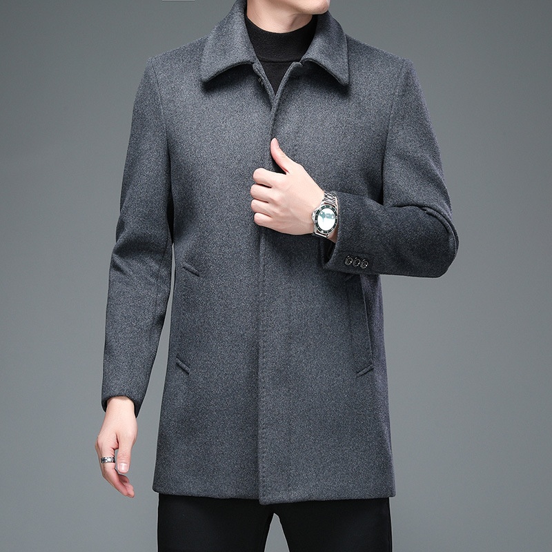 Women's Clothing Women's Clothing Women's Clothing Women's Clothing 2025 Spring Autumn New Men's Trench Coat For Middle-_voghion.com