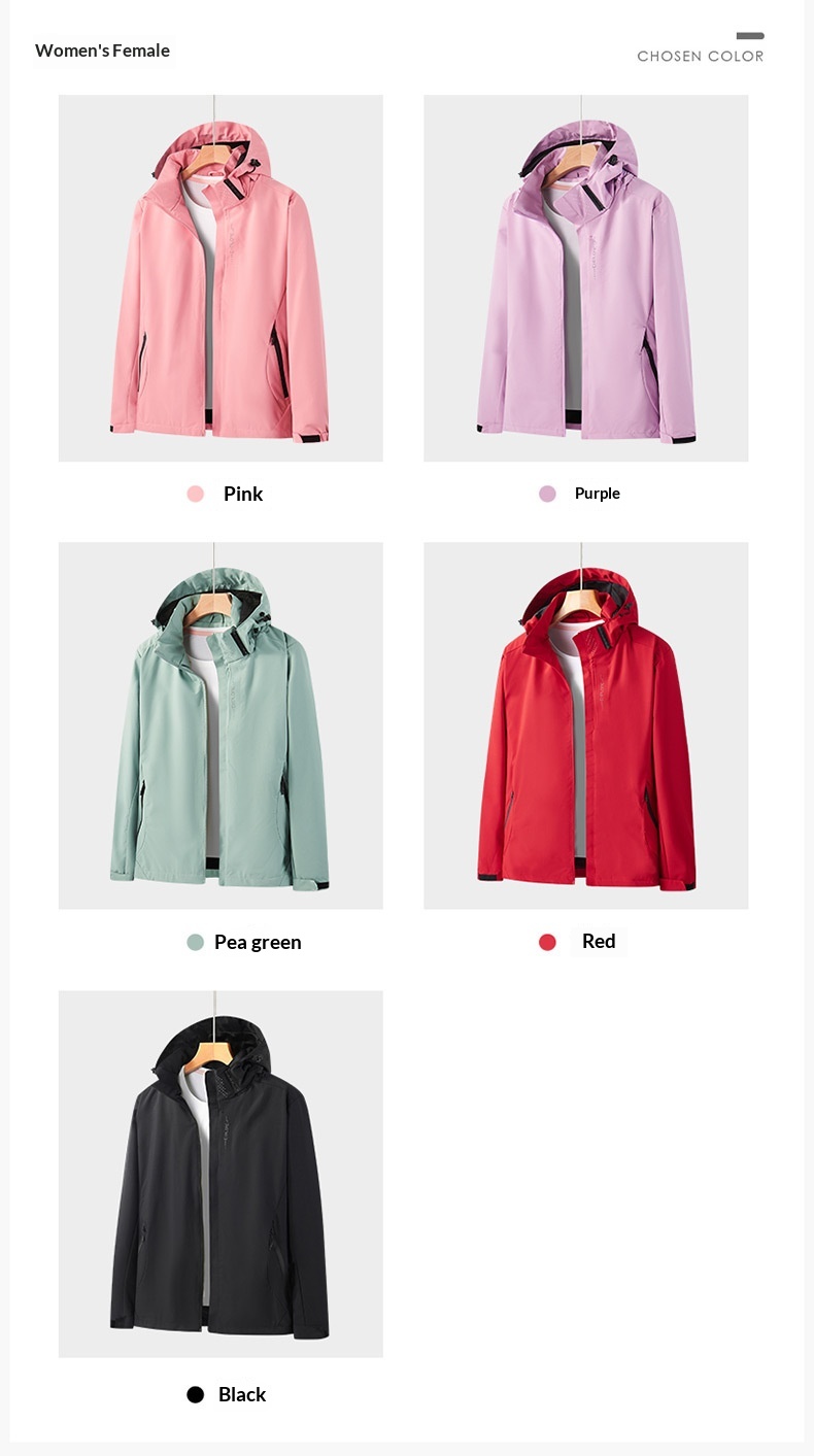 Women's Clothing Couple Style Windproof Waterproof Wear-resistant Outdoor Workwear Jacket Autumn Winter Casual Trench Coat For Men_voghion.com