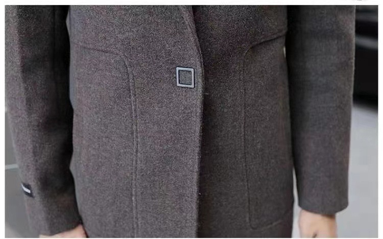 boy Boy Boy Clearance Trench Autumn Winter Overcoat Mid-Length Youth Men's Woolen Coat_voghion.com