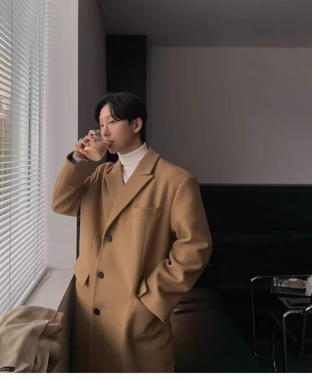 boy Boy Boy Autumn Winter Trench Men's Wool Overcoat Knee-Length Padded Jacket Coat 2024_voghion.com