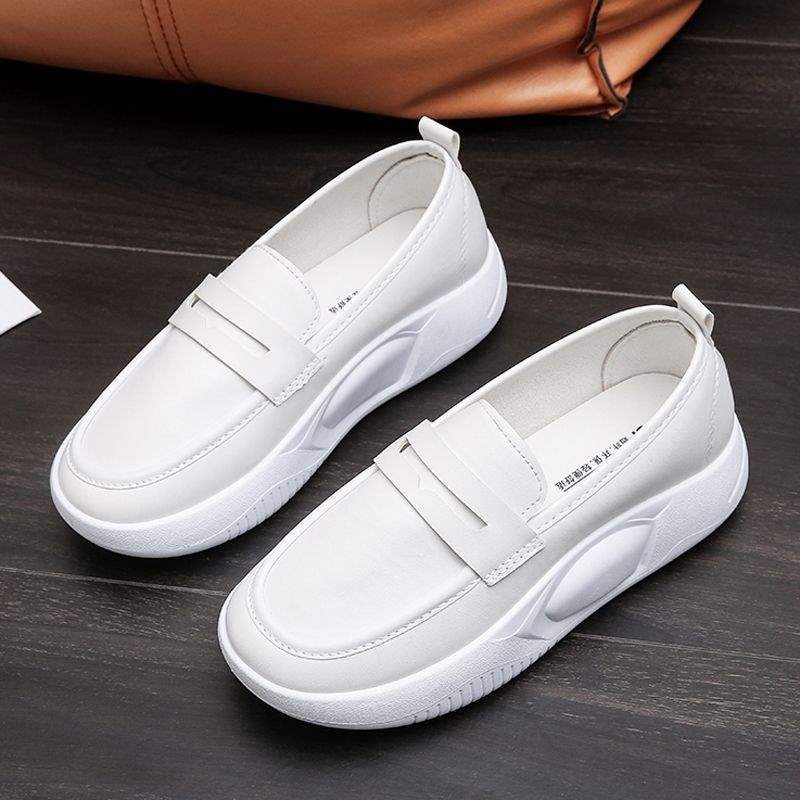 ShoeGlobe Neue Pflegeschuhe für Damen, weich, atmungsaktiv, bequem, weiß, geruchshemmend, dicke Sohle, rutschfest_voghion.com