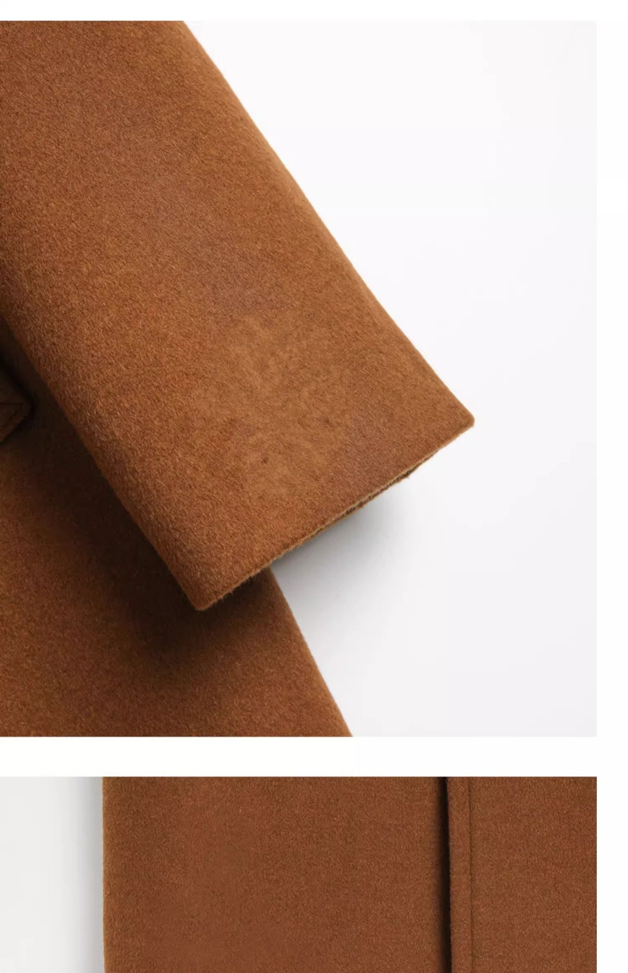 boy Boy Boy Trench Double-Breasted Black Mid-Length Coat Men's Autumn Winter Woolen Jacket_voghion.com