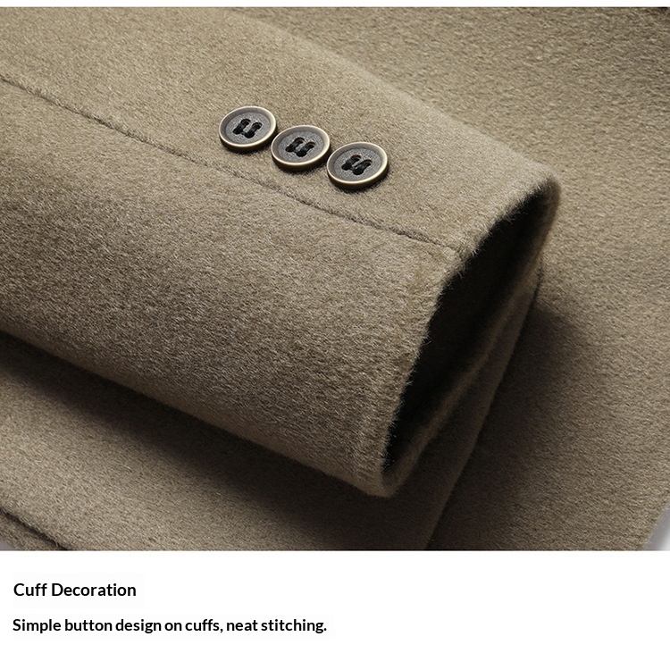 boy Boy Boy High-End 100% Pure Wool Double-Sided Woolen Men's Autumn And Winter New Suit Business Casual Solid Color Jacket_voghion.com