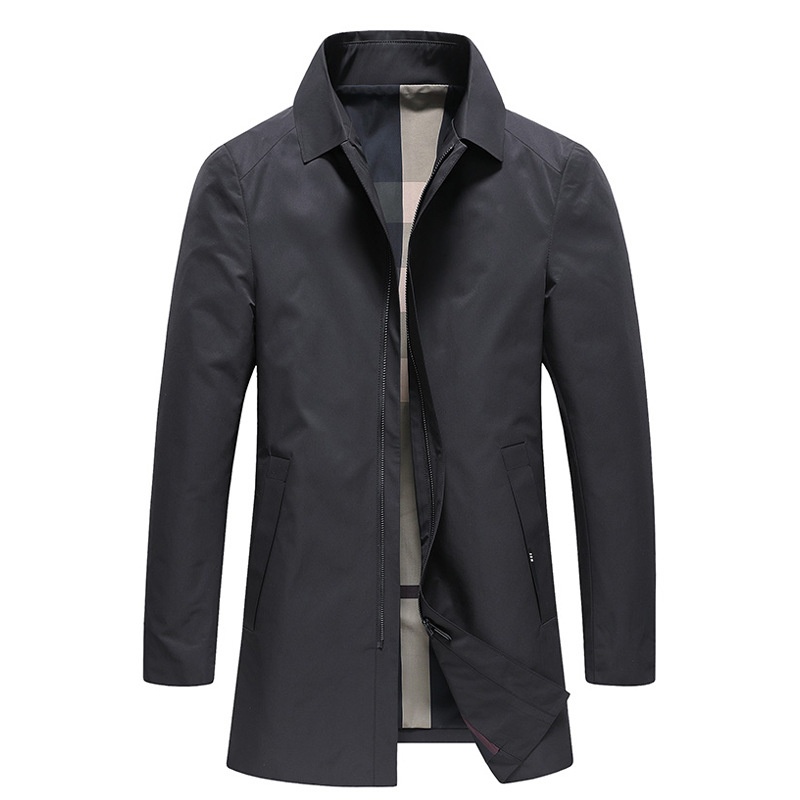 2021 Women's Clothing Women's Clothing Women's Clothing Women's Clothing Trench Coat Mid-Length, Turn-Down Collar, Business_voghion.com