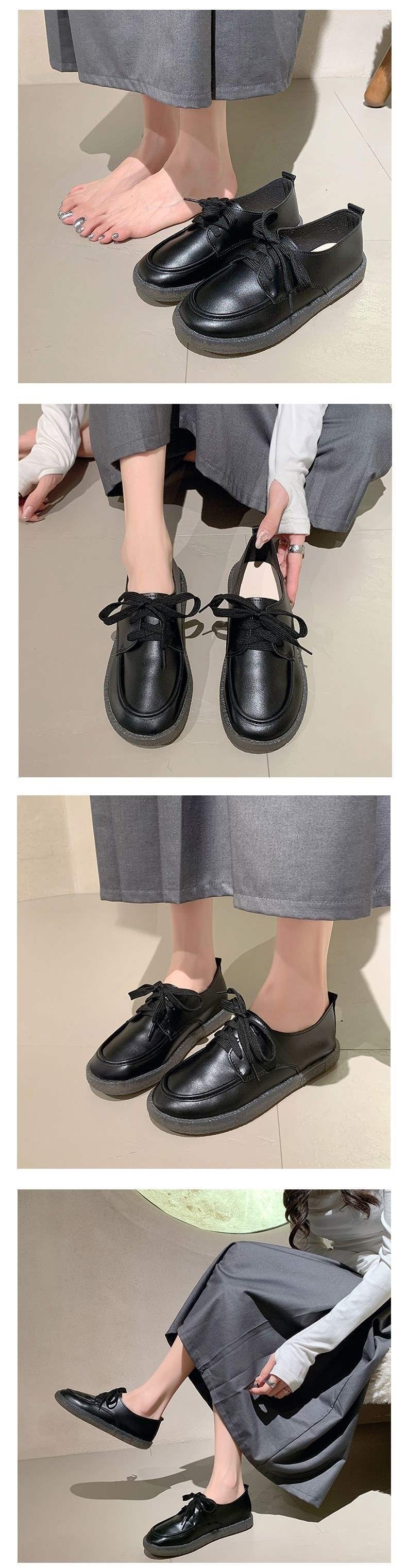 ShoeGlobe Damen-Sandalen mit weicher Sohle aus Leder, Modell Frühjahr/Herbst 2025, flach, rutschfest, weiß, bequem, ideal für Arbeit und Pflege._voghion.com