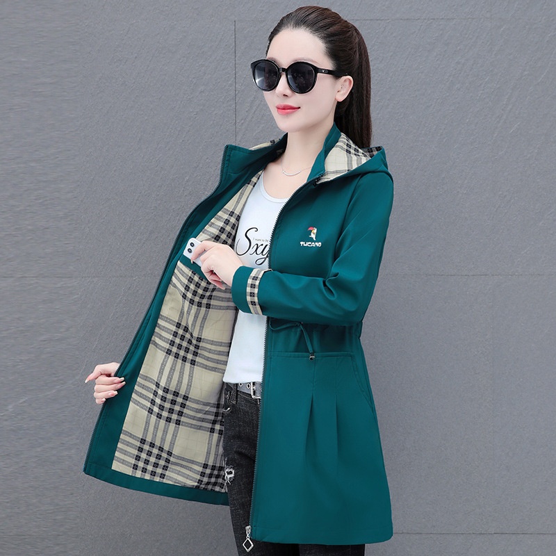Women's Clothing Women's Clothing Women's Clothing Women's Mid-Length Hooded Detachable Trench Coat For Women, Spring An_voghion.com