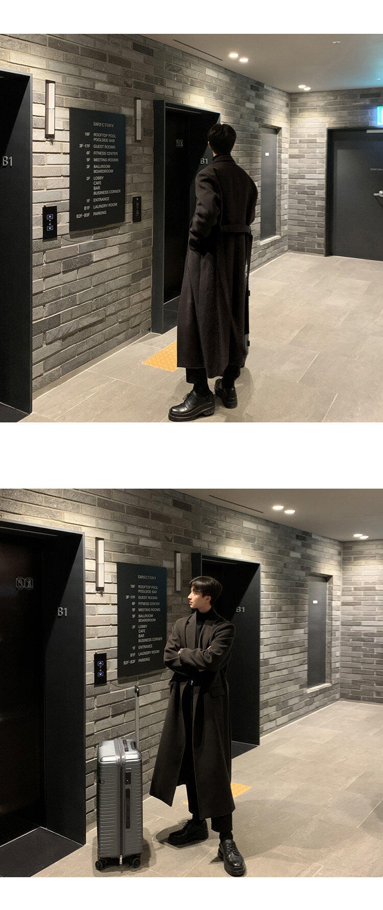 boy Boy Boy Wool Coat For Men, Over-the-Knee, Mid-Leth, Korean Trendy British Style, Winter Thickened Woolen Trench Coat, Extra_voghion.com