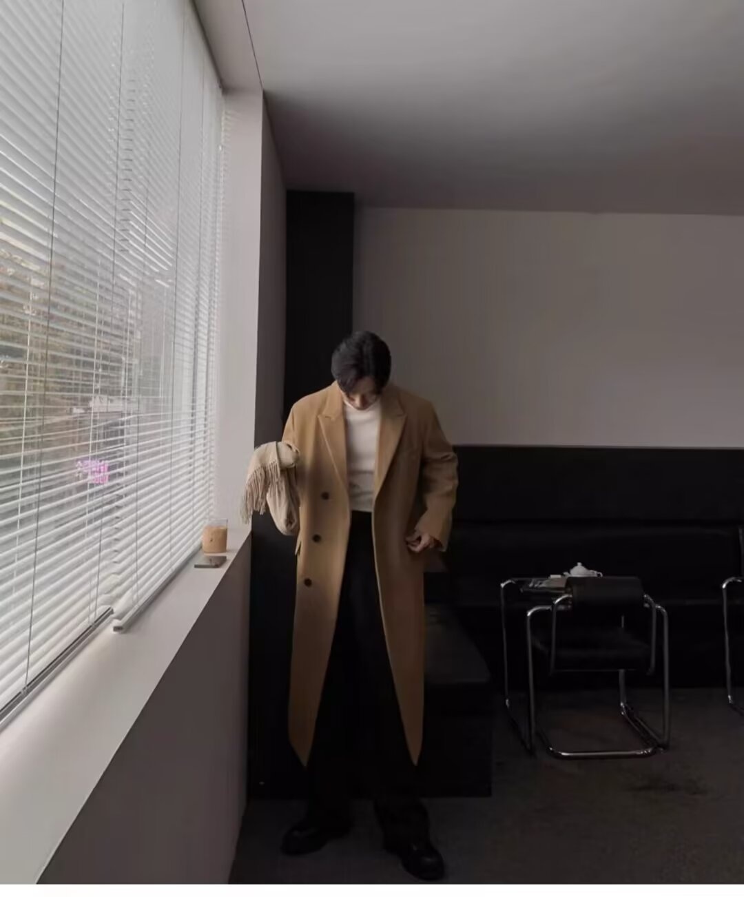 boy Boy Boy Autumn Winter Trench Men's Wool Overcoat Knee-Length Padded Jacket Coat 2024_voghion.com