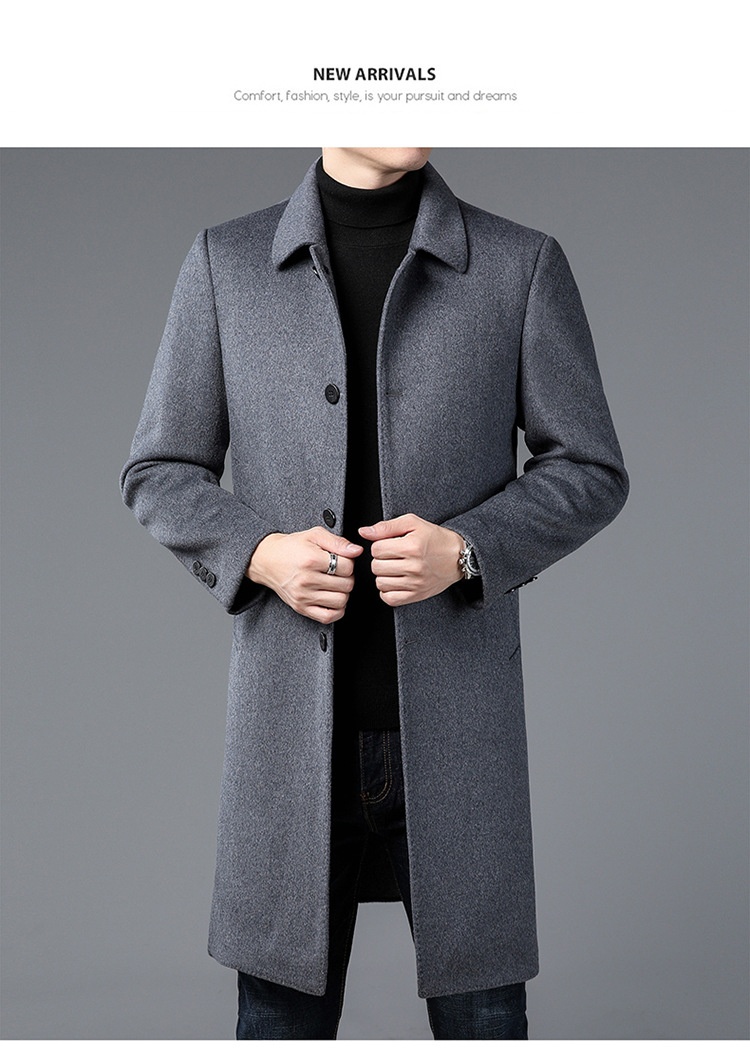 boy Boy Boy Autumn Winter Wool Men's Mid-Length Business Casual Trench Coat Middle-aged Woolen Jacket British Style Gentleman_voghion.com