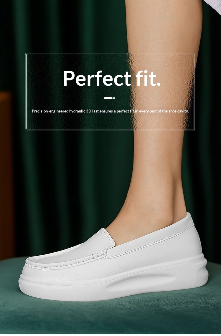 ShoeGlobe Scarpe da infermiera da donna, suola morbida, traspiranti, leggere, per allenamento, primavera, autunno, bianche, comode, piatte, da lavoro e da ufficio medico_voghion.com