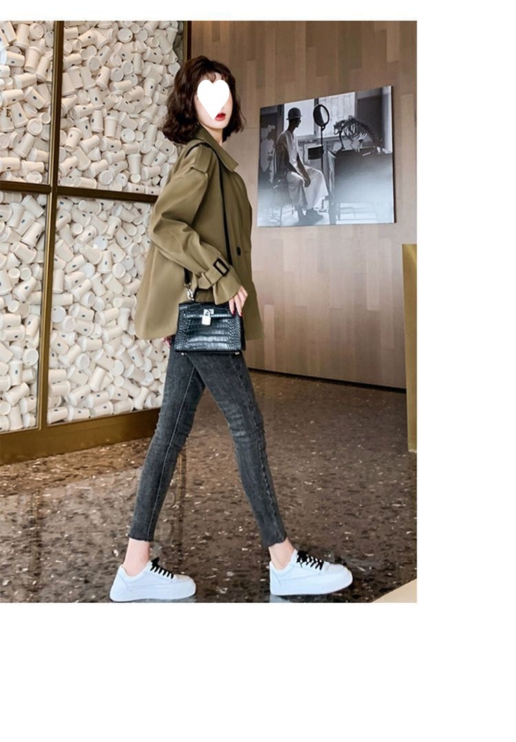 Women's Fashion Women's Fashion Women's Fashion Women's Short Elegant Trench Coat For Women, Autumn New Korean Style Sui_voghion.com