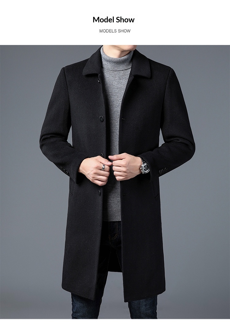 boy Boy Boy Autumn Winter Wool Men's Mid-Length Business Casual Trench Coat Middle-aged Woolen Jacket British Style Gentleman_voghion.com