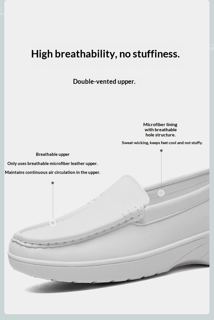 ShoeGlobe Neue Modelle für Krankenschwestern und Pflegerinnen: Atmungsaktive, rutschfeste und gepolsterte Arbeitsschuhe für medizinische Zwecke, bequeme Freizeitschuhe mit dicker Sohle._voghion.com