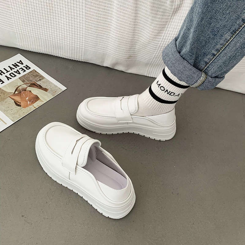 ShoeGlobe Damen-Pflegeschuhe in Weiß, weiche Sohle, beidseitig tragbar, neues Modell Frühjahr/Herbst 2025, bequem für lange Arbeitstage, ideal für medizinische Berufe_voghion.com