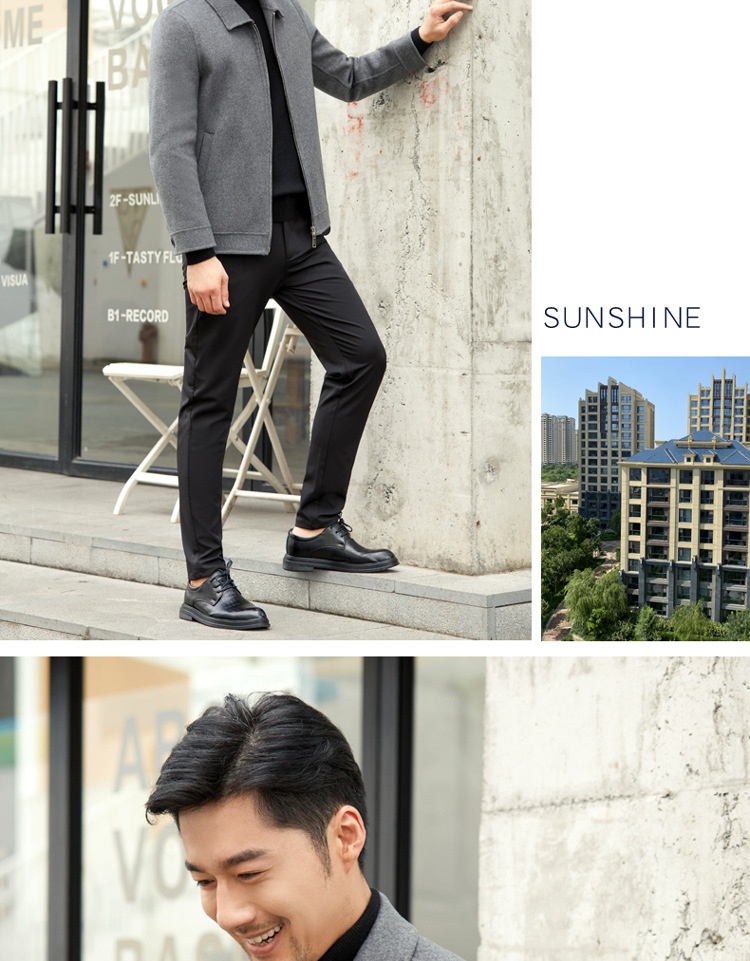 boy Boy Boy 2021 New Winter Coat Men's Turn-Down Collar Short Middle-Aged Double-Sided Wool Jacket_voghion.com