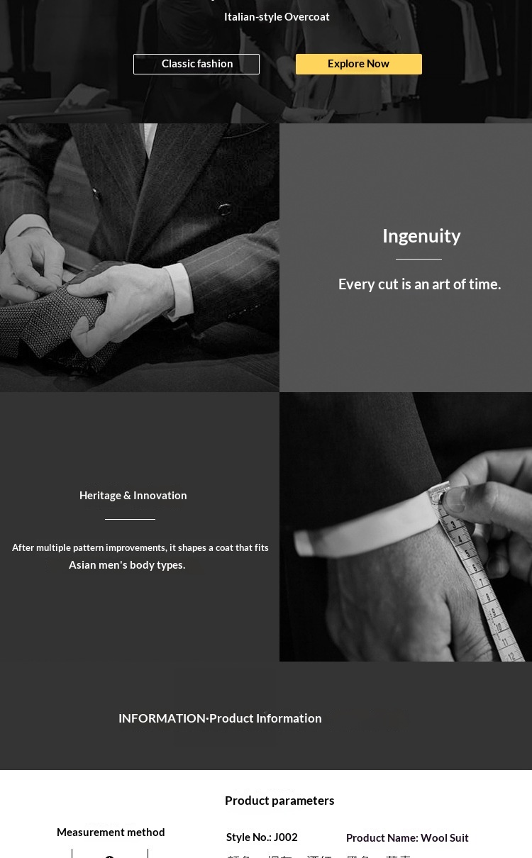 boy Boy Boy 2025 Herbst/Winter Neuer Herren-Wollblazer Business Casual Jacke Einzelanzug Herren_voghion.com