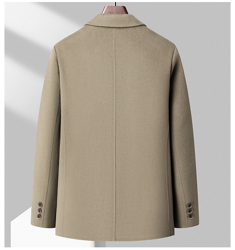 boy Boy Boy High-End 100% Pure Wool Double-Sided Woolen Men's Autumn And Winter New Suit Business Casual Solid Color Jacket_voghion.com