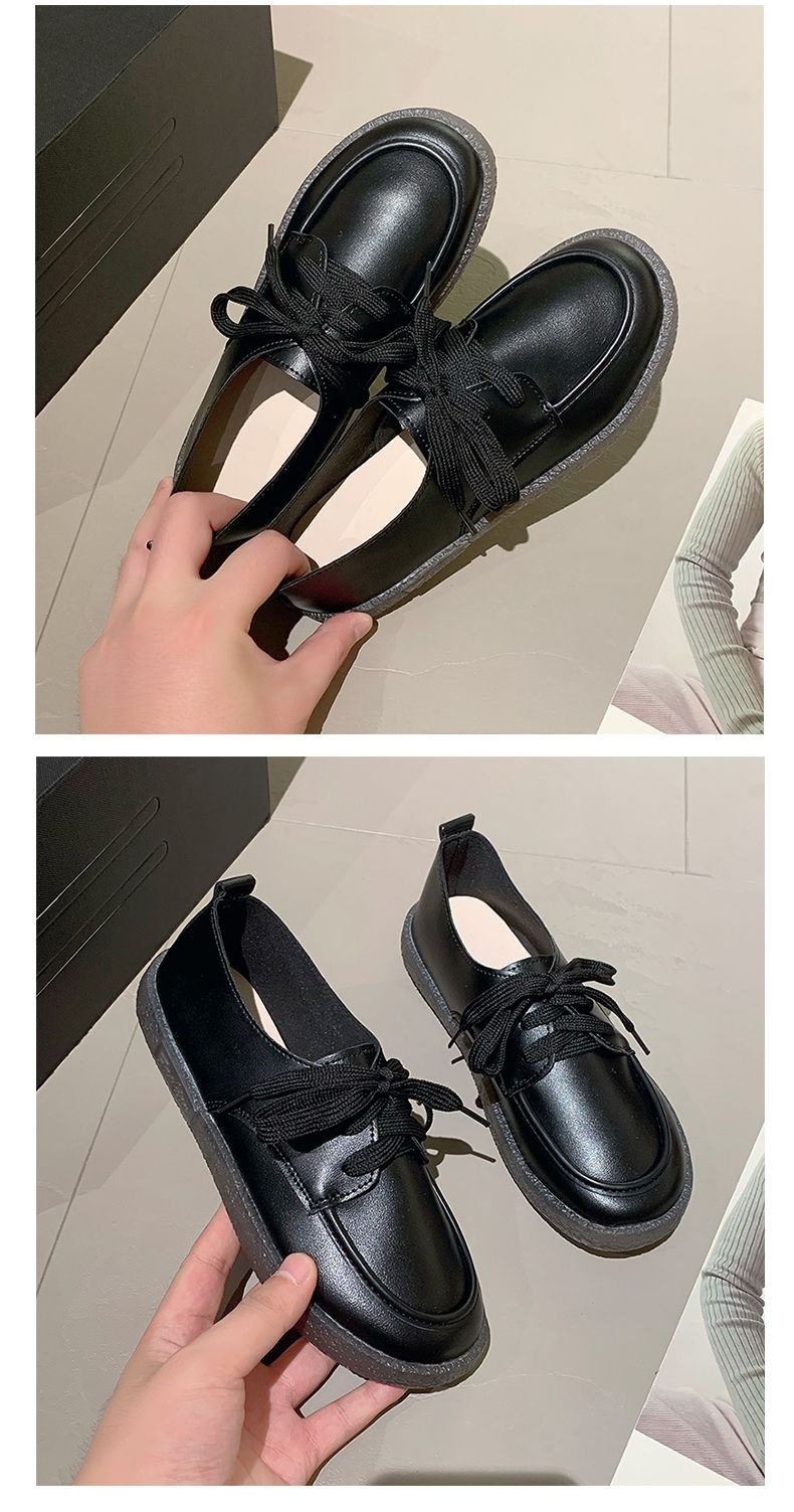 ShoeGlobe Damen-Lederschuhe mit weicher Sohle, klein, Frühjahr/Herbst 2025, flach, rutschfest, weiß, bequem, für Arbeit, Pflege, Einzelschuhe_voghion.com