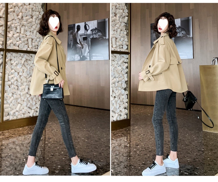 Women's Fashion Women's Fashion Women's Fashion Women's Short Elegant Trench Coat For Women, Autumn New Korean Style Sui_voghion.com