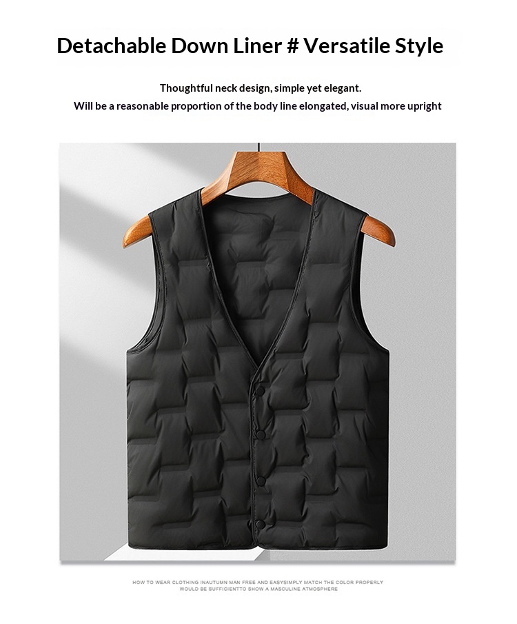 boy Boy Boy 2025 Autumn Winter Double-Sided Wool Men's Jacket New High-End Casual Short Coat Double-Breasted Down Liner_voghion.com