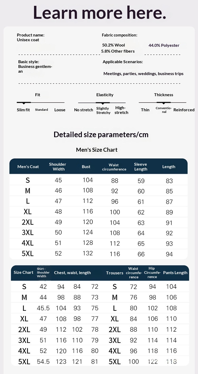 boy Boy Boy Same Style Double-Breasted Men, Autumn Winter Business Commuting Woolen Formal Workwear Wool Coat Professional Wear For_voghion.com