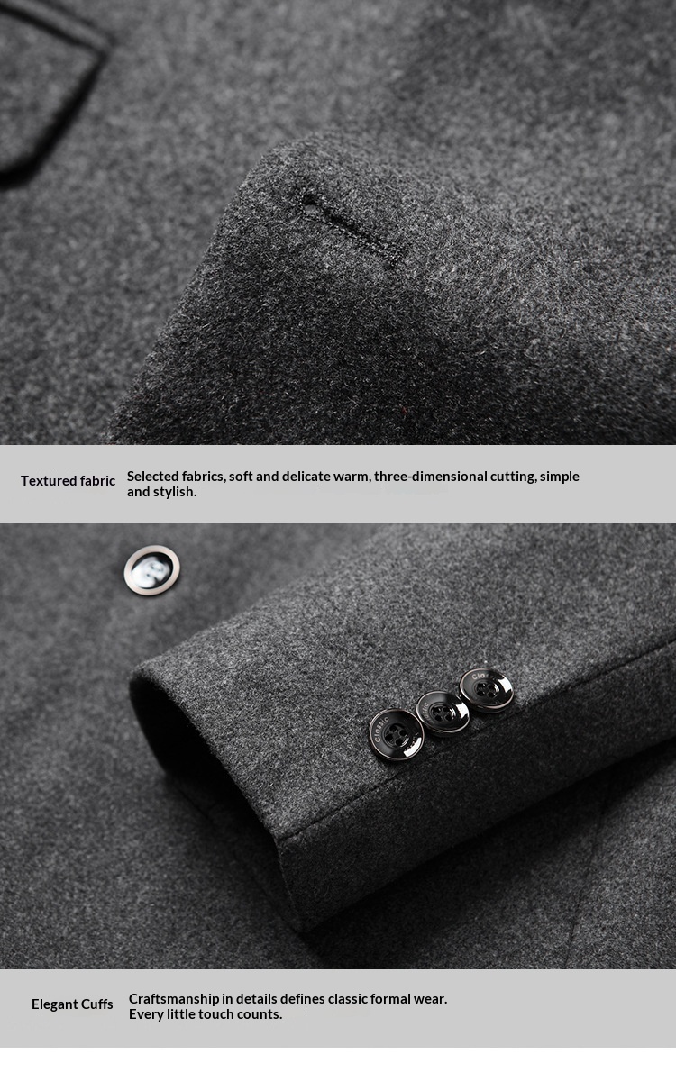 boy Boy Boy 2025 Herbst/Winter Neuer Herren-Wollblazer Business Casual Jacke Einzelanzug Herren_voghion.com