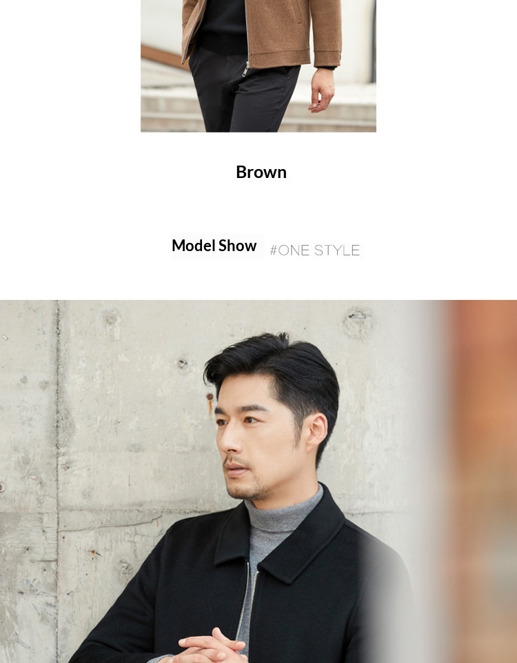 boy Boy Boy 2021 New Winter Coat Men's Turn-Down Collar Short Middle-Aged Double-Sided Wool Jacket_voghion.com