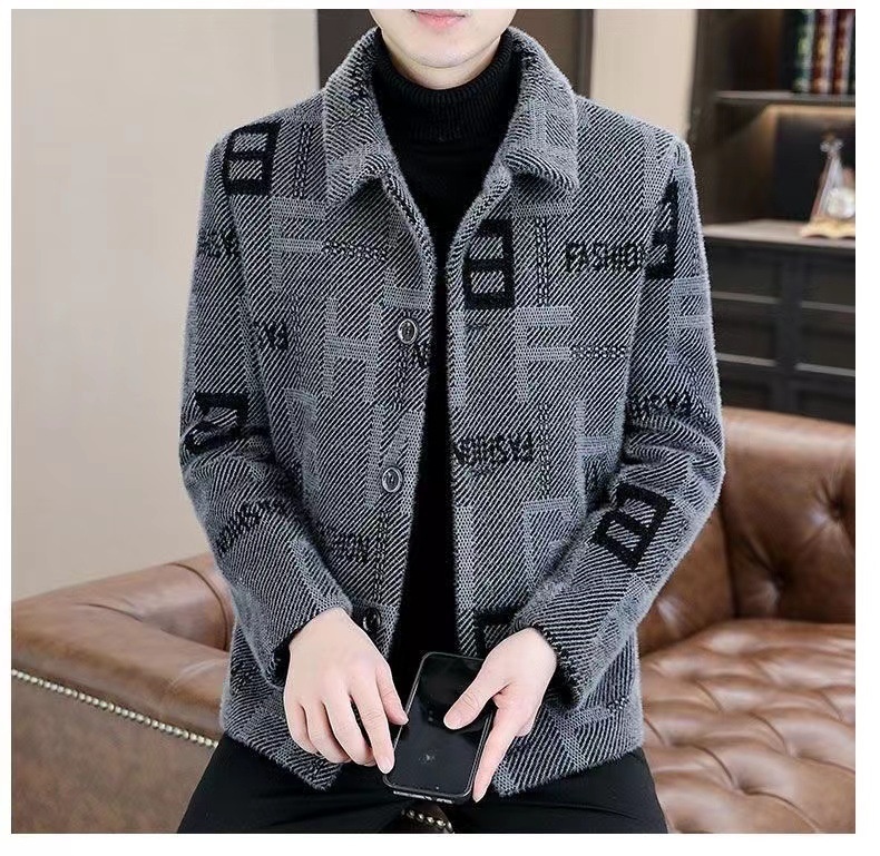 boy Boy Boy 2023 Men's Autumn Winter New Short Woolen Coat Korean Style Warm Thickened Casual Jacket_voghion.com