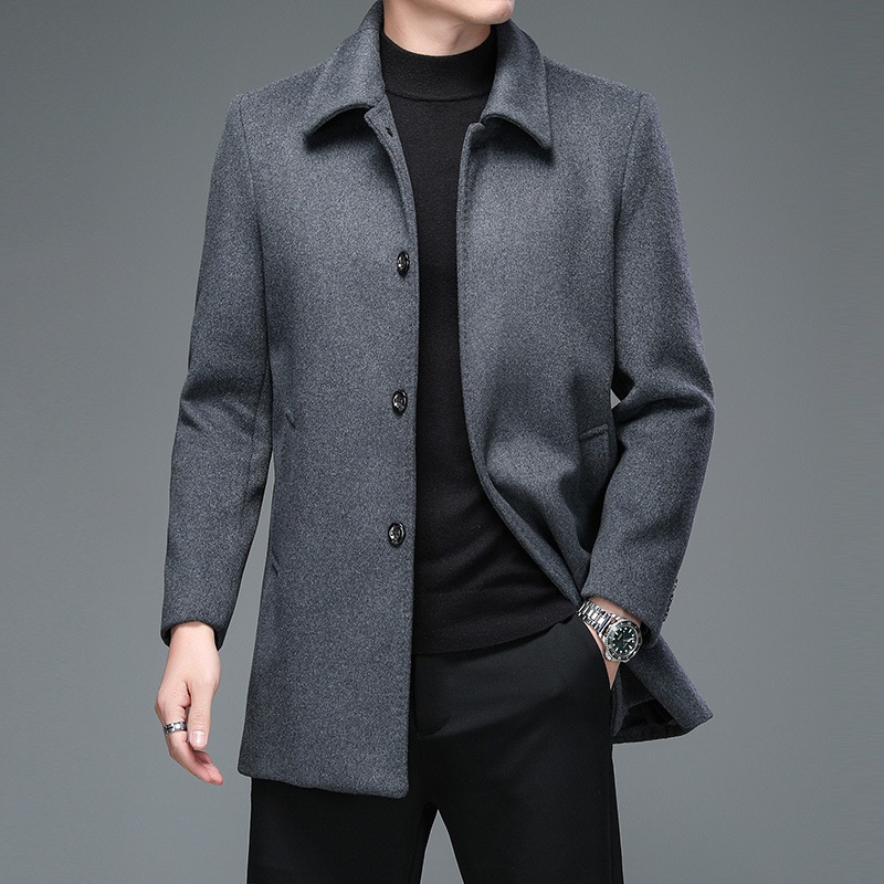 Women's Clothing Women's Clothing Women's Clothing Women's Clothing 2025 Spring Autumn New Men's Trench Coat For Middle-_voghion.com