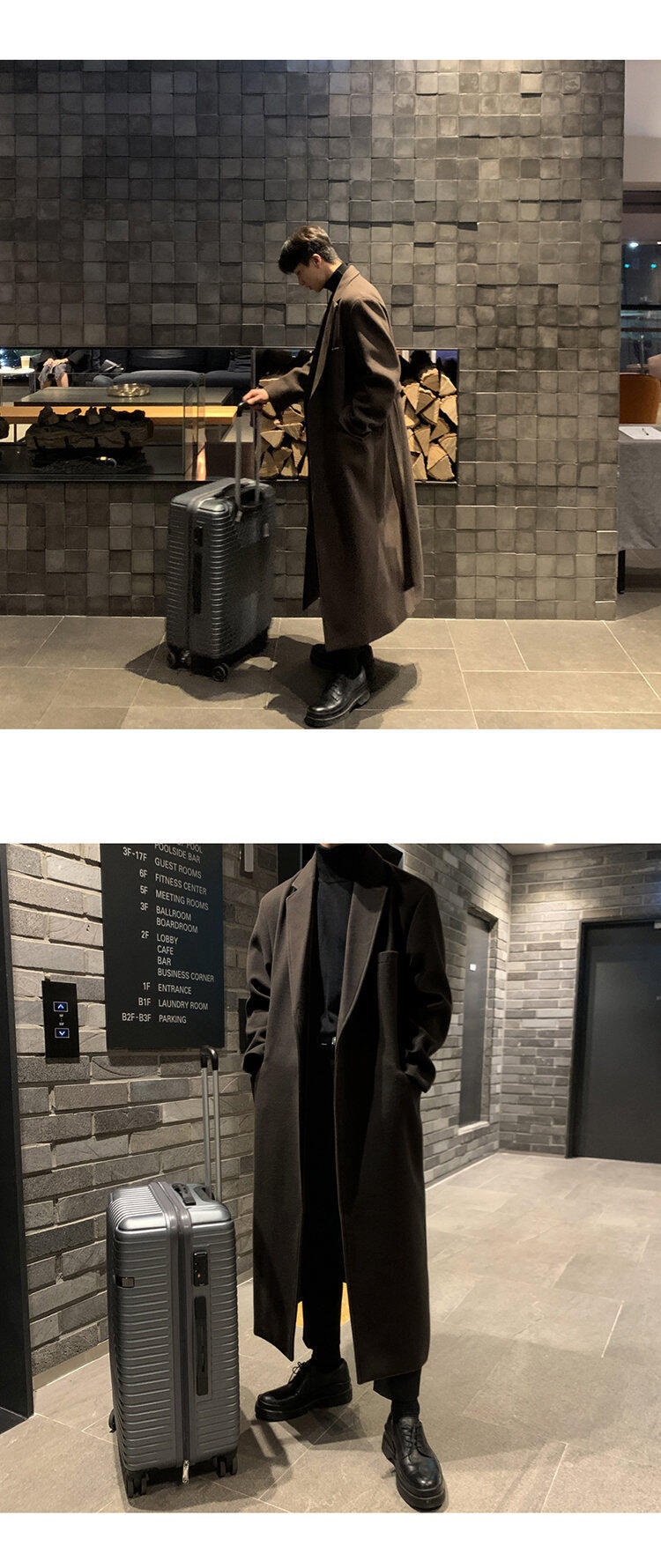 boy Boy Boy Wool Coat For Men, Over-the-Knee, Mid-Leth, Korean Trendy British Style, Winter Thickened Woolen Trench Coat, Extra_voghion.com