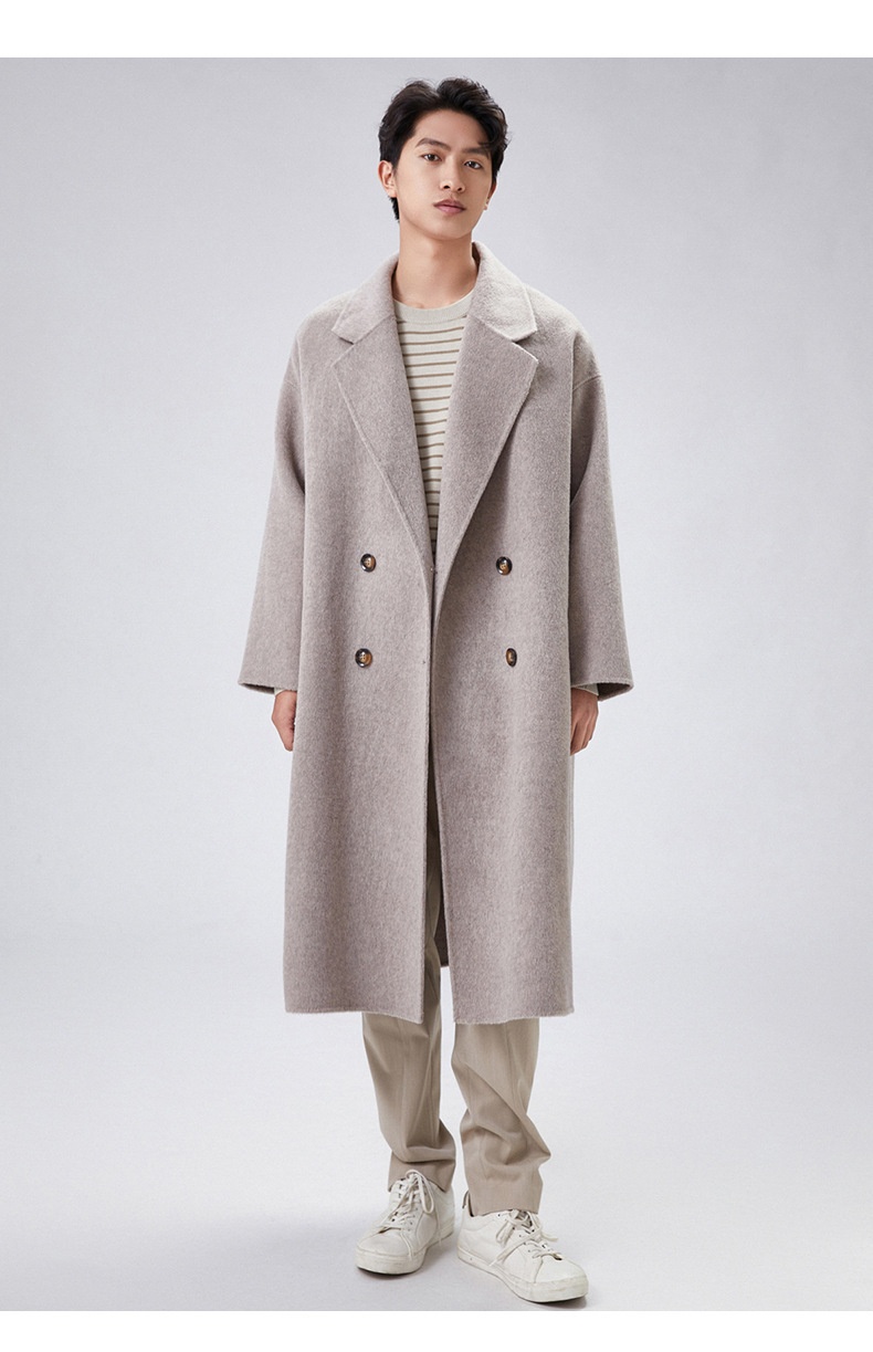 boy Boy Boy 2025 Autumn Winter Men's Coat 20% Alpaca 80% Wool British Style Loose Jacket MRT2110_voghion.com