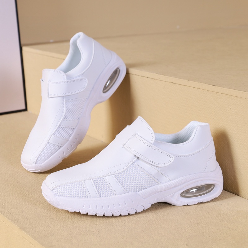 ShoeGlobe Women's Nurse Cross-Border Large Size Medical Work Professional Breathable Non-Slip Comfortable Doctor White Shoes_voghion.com