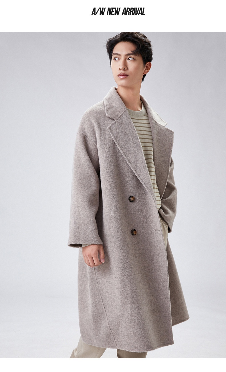 boy Boy Boy 2025 Autumn Winter Men's Coat 20% Alpaca 80% Wool British Style Loose Jacket MRT2110_voghion.com