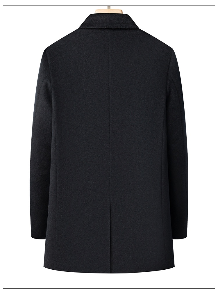 boy Boy Boy Wool And Goose Down Coat With Cashmere Men, Turn-Down Collar, Winter New Mid-Length Business Thickened Woolen Jacket For_voghion.com