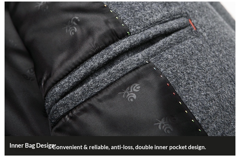 boy Boy Boy Wool Suit Korean Style Slim Fit Autumn Winter Middle-aged Woolen Coat Men's Jacket_voghion.com