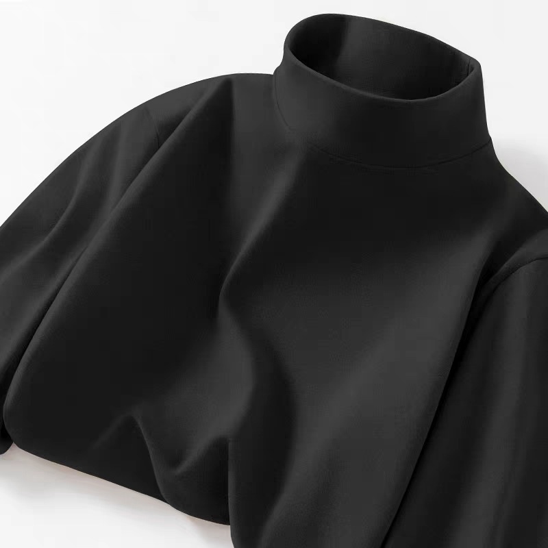 boy Boy Boy De Rong Base Shirt For Men, Autumn Winter Coat, Suit Inner Layer, Solid Color T-Shirt, Mature And Stable Men's Fashion,_voghion.com