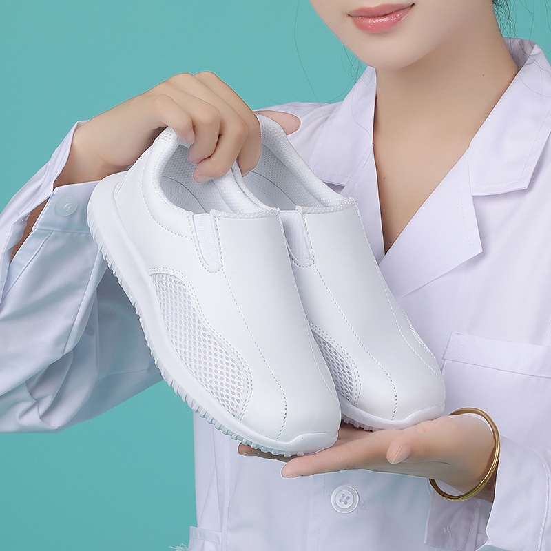 ShoeGlobe Nurse für Damen und Herren, weiche Sohle, bequem, rutschfest, flach, für Frühling, Herbst und Sommer, große Größen, leicht, medizinisch_voghion.com