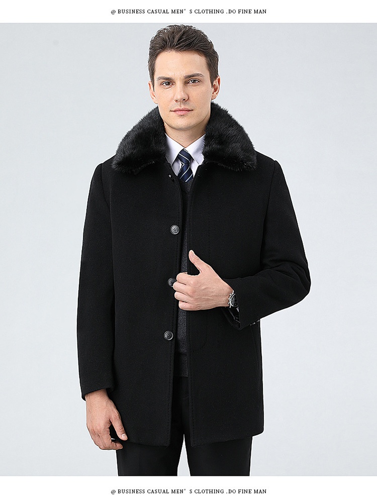 boy Boy Boy Winter Down Liner Cashmere Mid-Length Middle-aged Men Dad Wear Warm Fur Collar Woolen Coat_voghion.com
