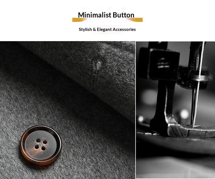 boy Boy Boy Autumn Winter New Men's Wool Coat With Cotton Padding, Thickened Trench Coat, Double-Breasted Long Fashionable Woolen_voghion.com