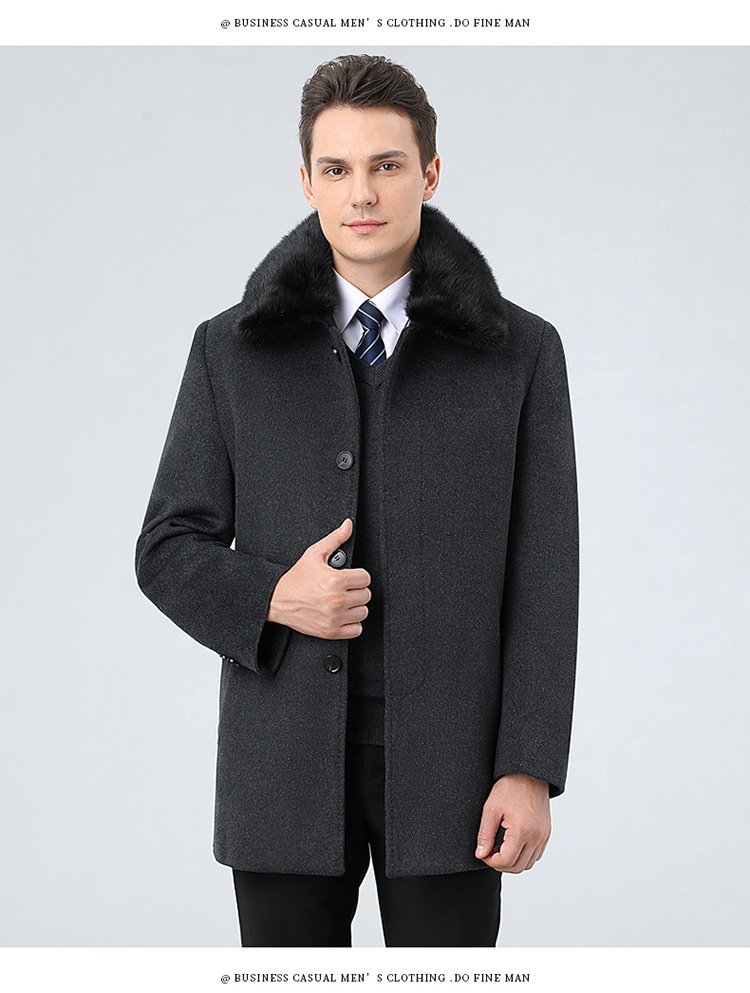 boy Boy Boy Winter Down Liner Cashmere Mid-Length Middle-aged Men Dad Wear Warm Fur Collar Woolen Coat_voghion.com