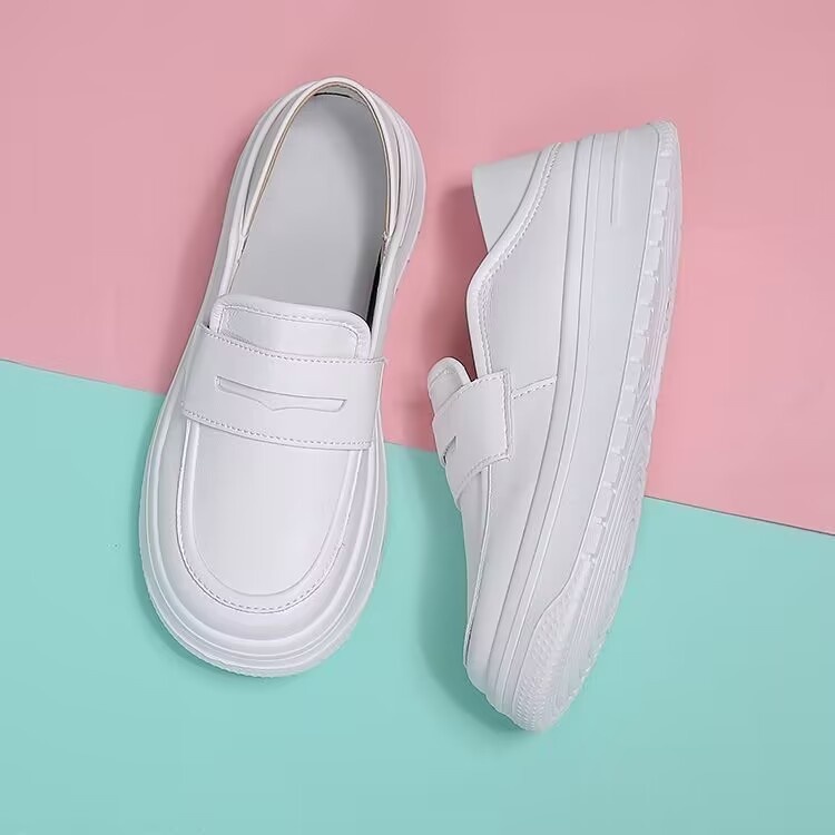 ShoeGlobe Nurse Damenschuh, weiche Sohle, atmungsaktiv, bequem, rutschfest, Einzelmodell, Frühjahr/Herbst 2025, neue dicke Sohle, medizinisch_voghion.com