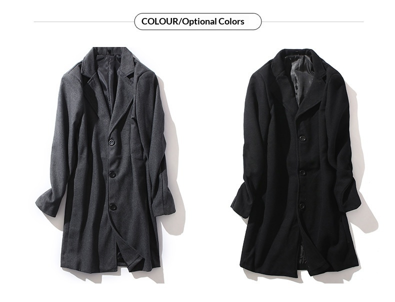 boy Boy Boy 2025 Cross-Border New Men's British Style Mid-Length Wool Autumn Winter Material Jacket Woolen Trench Coat_voghion.com