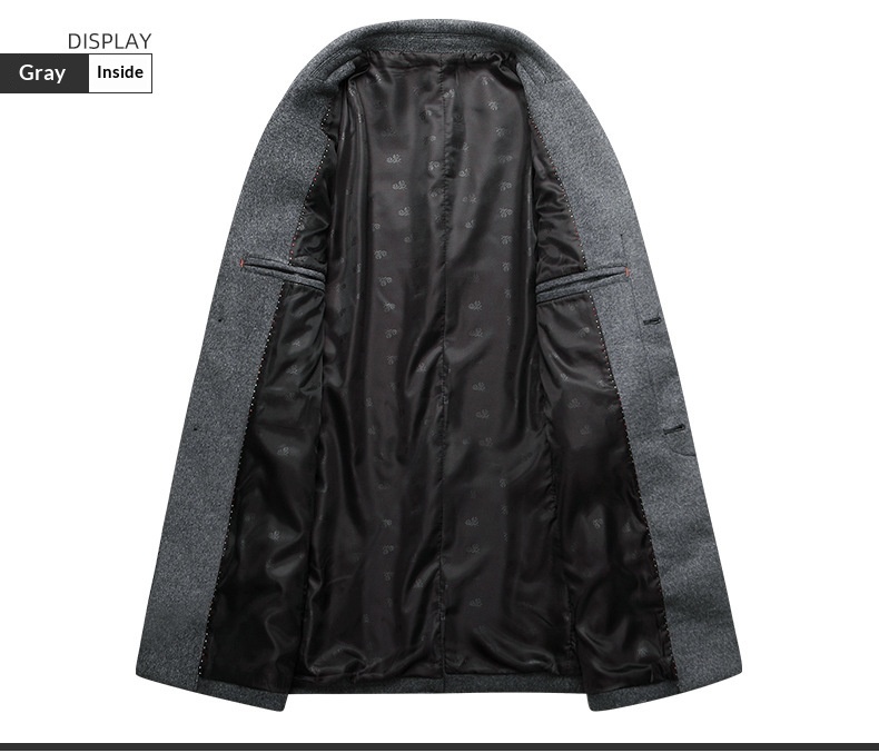 boy Boy Boy Wool Suit Korean Style Slim Fit Autumn Winter Middle-aged Woolen Coat Men's Jacket_voghion.com