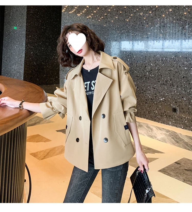 Women's Fashion Women's Fashion Women's Fashion Women's Short Elegant Trench Coat For Women, Autumn New Korean Style Sui_voghion.com
