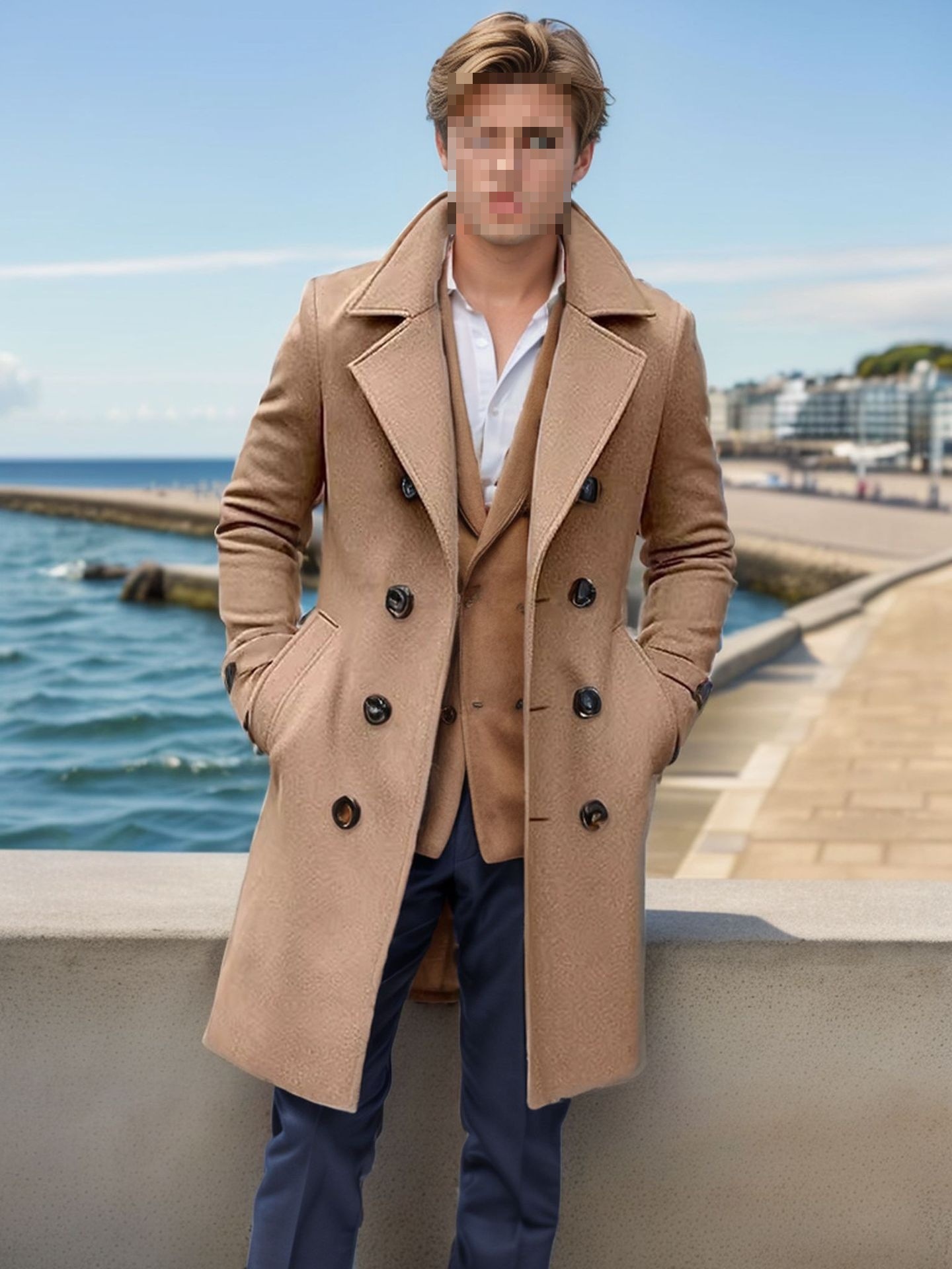 boy Boy Boy 2025 European Size Autumn Winter Men's Wool Coat Double Breasted Long Woolen Overcoat_voghion.com