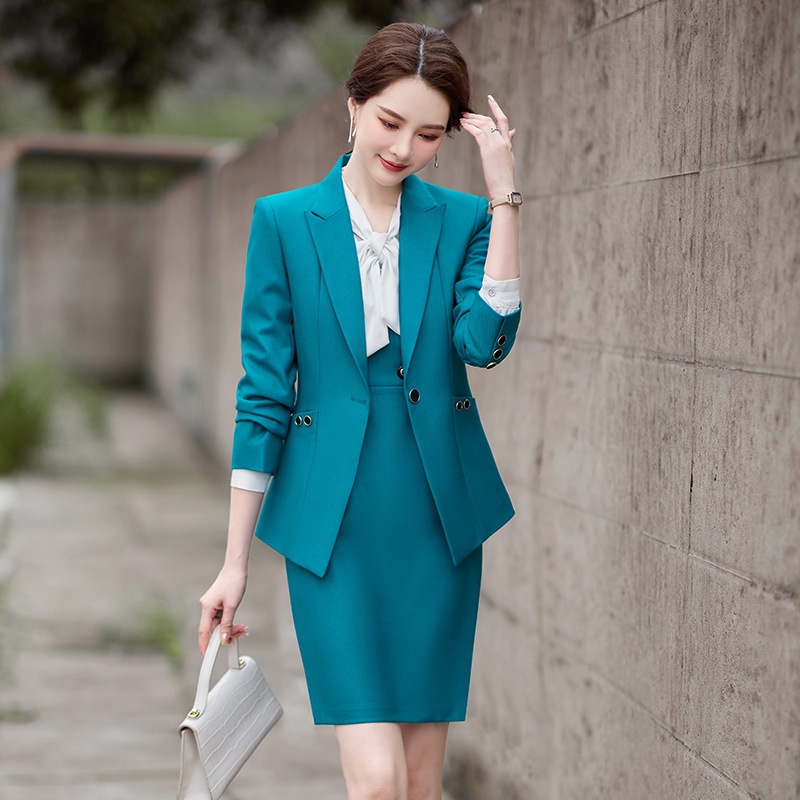 ChicShe European And American Cross-Border Hot-Selling Commuter Foreign Trade Women's Suit Jacket Professional Pants_voghion.com