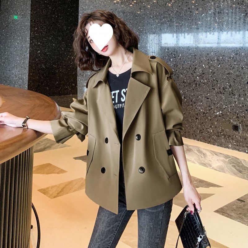 Women's Fashion Women's Fashion Women's Fashion Women's Short Elegant Trench Coat For Women, Autumn New Korean Style Sui_voghion.com